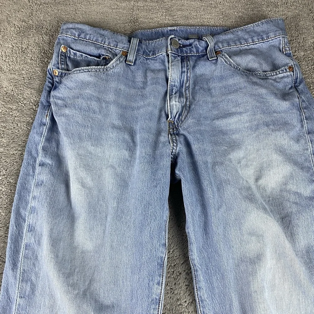 Levis Premium Performance 511 Slim Fit Jeans Mens 33x34 Blue Light Wash Low Rise